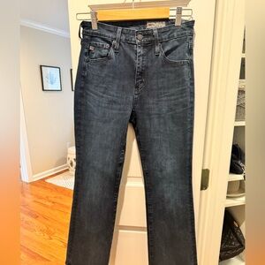 Womans Blue AG Jeans - Farrah Boot Crop